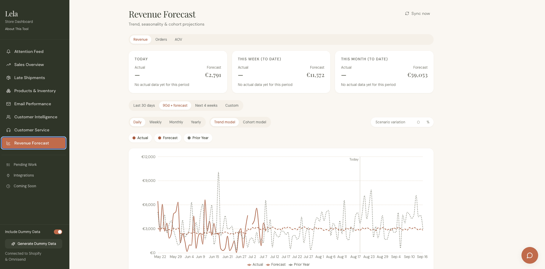 Revenue Forecast